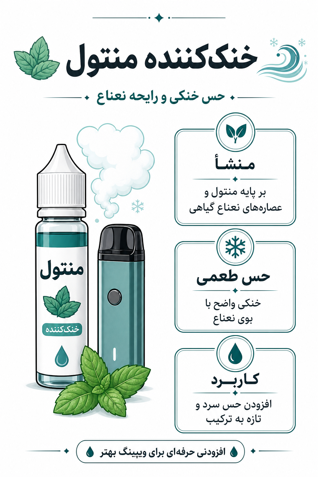 خرید خنک کننده منتول